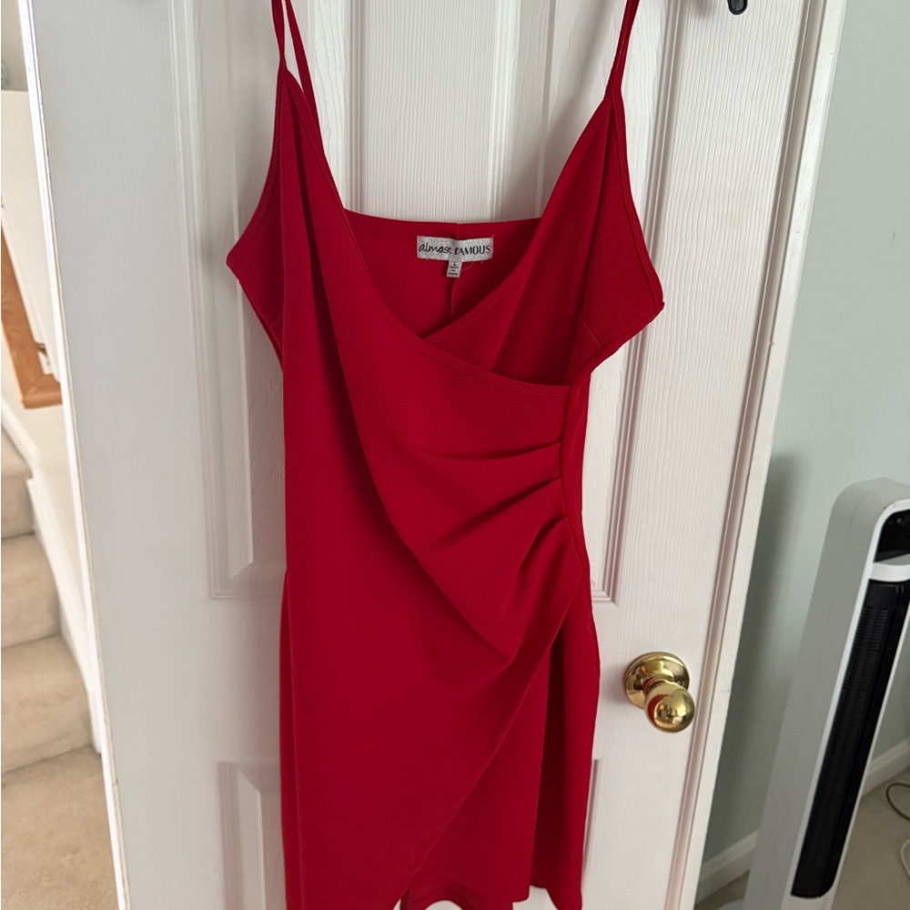 Almost Famous Red Mini Dress